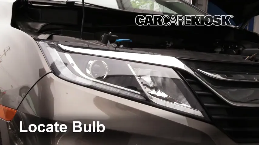 2018 Honda Odyssey EX-L 3.5L V6 Lights Daytime Running Light (replace bulb)